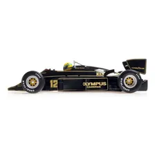 Miniatura Fórmula 1 Lotus 1985 Ayrton Senna 1:18 Minichamps Cor Preto Foto mini 4