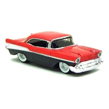 Miniatura Guincho 1957 Chevrolet Flatbed E 1957 Bel Air 1/64 Foto  mini 1