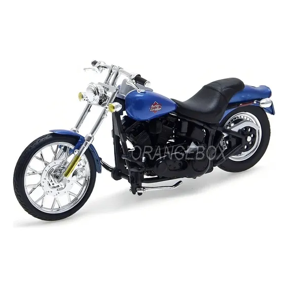 Miniatura Harley Maisto Custom Series 2002 Fxstb Night Train Foto 1