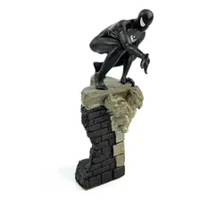 Miniatura Homem Aranha Uniforme Negro Marvel Figurines Esp Foto mini  3
