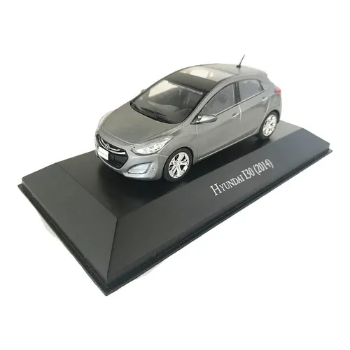Miniatura Hyundai I30 Coleção Carrinhos Do Brasil Diecast Cor Prateado Foto 1