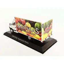 Miniatura Iveco Daily Supermercados Mathias - 1/43 - Serviço Cor Branco E Colorido Foto mini  3