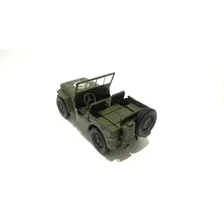 Miniatura Jeep Willys Mb 1941 Exército 1/32 Welly Cor Verde Exército Foto mini  3