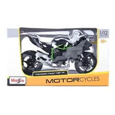 Miniatura Kawasaki Ninja H2 R Maisto 1:12 Preto Foto mini 2
