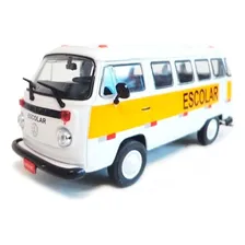 Miniatura Kombi Escolar 1/43 Veículos De Serviços De Altaya Cor Branco Foto  mini 1