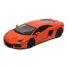 Miniatura Lamborghini Aventador Lp 700-4 Laranja Maisto 1/24 Foto mini 1