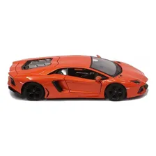 Miniatura Lamborghini Aventador Lp 700-4 Laranja Maisto 1/24 Foto mini 3