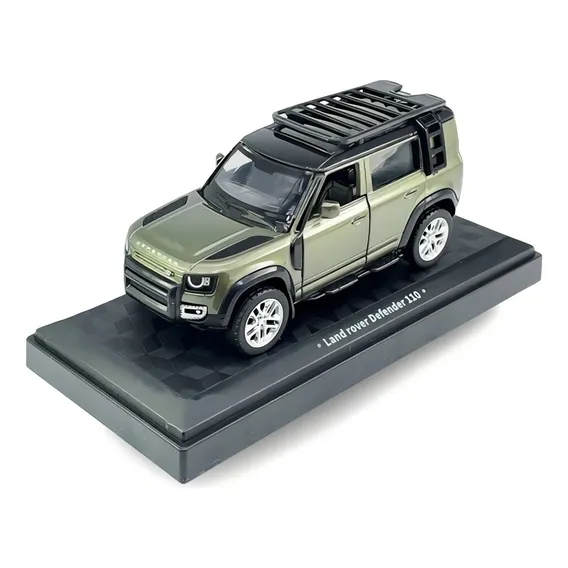 Miniatura Land Rover Defender 110 - Cca - Caixa De AcrÃlico Cor Land Rover Defender 110 - Verde Foto 1