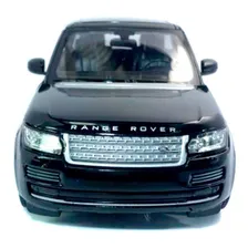 Miniatura Land Rover Range Rover Preto Rastar 1/24 Foto mini  3