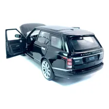 Miniatura Land Rover Range Rover Preto Rastar 1/24 Foto mini 4