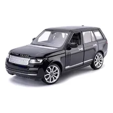 Miniatura Land Rover Range Rover Preto Rastar 1/24 Foto  mini 1