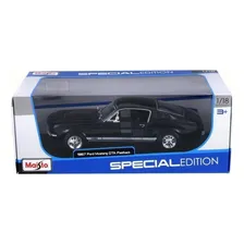 Miniatura Maisto Ford Mustang 1967 Gta Fastback Preto 31166 Foto  mini 1