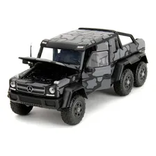 Miniatura Mercedes Benz Amg G63 6x6 Pink Slips 1:24 Jada Cor Cinza Foto mini 3