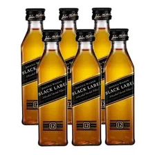 Miniatura Mini Whisky Black Label 50ml 06 Unidades Foto mini 1
