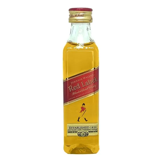 Miniatura Mini Whisky Red Label 50ml 06 Unidades Foto 1