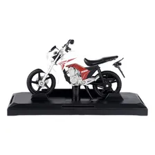 Miniatura Moto Honda Cg Titan 150 2014 Branca Foto mini 3