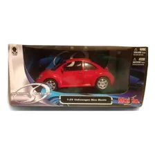 Miniatura New Beetle Fusca Maisto Vermelho 1/25 Volkswagen Foto mini 1
