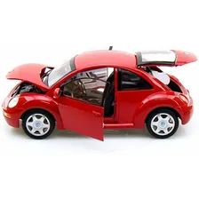 Miniatura New Beetle Fusca Maisto Vermelho 1/25 Volkswagen Foto mini 3