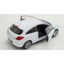 Miniatura Opel Astra 2005 Welly 1:36 Branco Foto mini 4