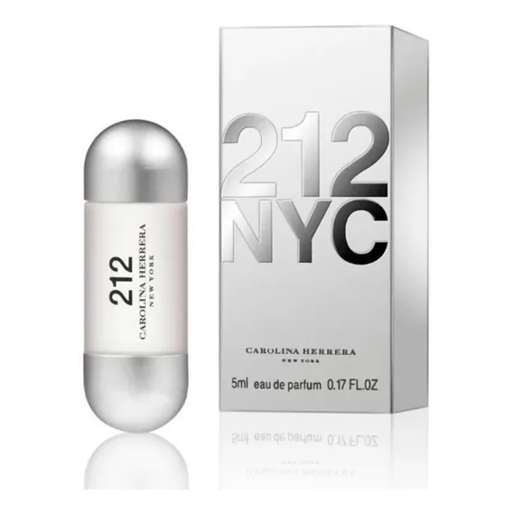 Miniatura Perfume Feminino 212 Nyc Carolina Herrera Edt 5ml Foto 1