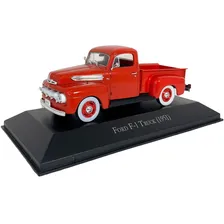 Miniatura Pickup Ford F-1 Truck 1951 Vermelho 1:43 Retr么 Foto mini 2