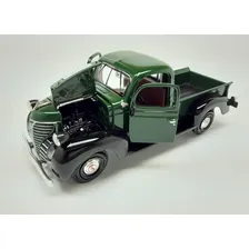 Miniatura Plymouth Truck Pickup 1941 1/24 Metal Motormax Cor Verde Foto mini 3