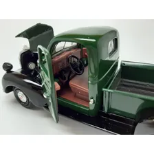 Miniatura Plymouth Truck Pickup 1941 1/24 Metal Motormax Cor Verde Foto mini 4