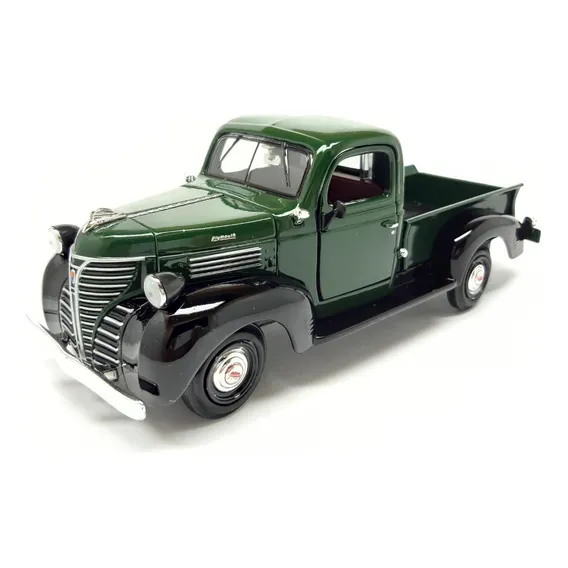Miniatura Plymouth Truck Pickup 1941 1/24 Metal Motormax Cor Verde Foto 1