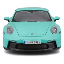 Miniatura Porsche 911 Gt3 1:24 Burago Verde Foto mini  2