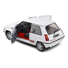 Miniatura Renault 5 Gt Turbo Mk2 1989 1:18 Solido Branco Foto mini 4