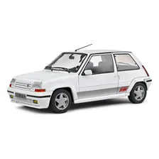 Miniatura Renault 5 Gt Turbo Mk2 1989 1:18 Solido Branco Foto mini 1
