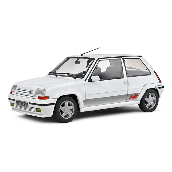 Miniatura Renault 5 Gt Turbo Mk2 1989 1:18 Solido Branco Foto 1