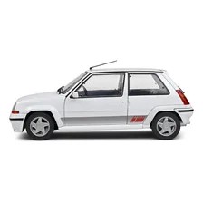 Miniatura Renault 5 Gt Turbo Mk2 1989 1:18 Solido Branco Foto mini 2