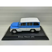 Miniatura Rural Willys 1972 Customizada Cor Azul E Branco Foto mini 2