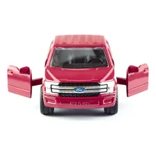 Miniatura Siku Pick Up Ford F150 Pneus De Borracha Cor Vermelho Foto  mini 1