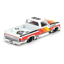 Miniatura Silverado Chevrolet Minigt Kaido House 1:64 8,5cm Cor Branco Foto mini  3