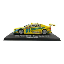 Miniatura Stock Car Chevrolet Sonic - Thiago Camilo - 2015 Cor Amarelo Foto mini 2