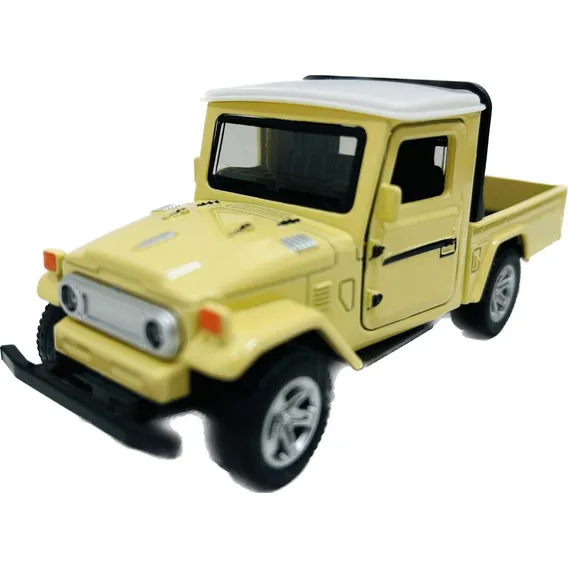 Miniatura Toyota Bandeirantes Pickup Bege 1/36 Cor Ocre Foto 1