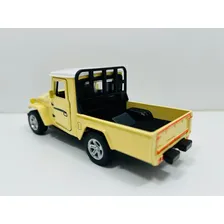 Miniatura Toyota Bandeirantes Pickup Bege 1/36 Cor Ocre Foto mini 3