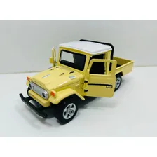 Miniatura Toyota Bandeirantes Pickup Bege 1/36 Cor Ocre Foto mini 4