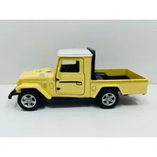 Miniatura Toyota Bandeirantes Pickup Bege 1/36 Cor Ocre Foto mini 2