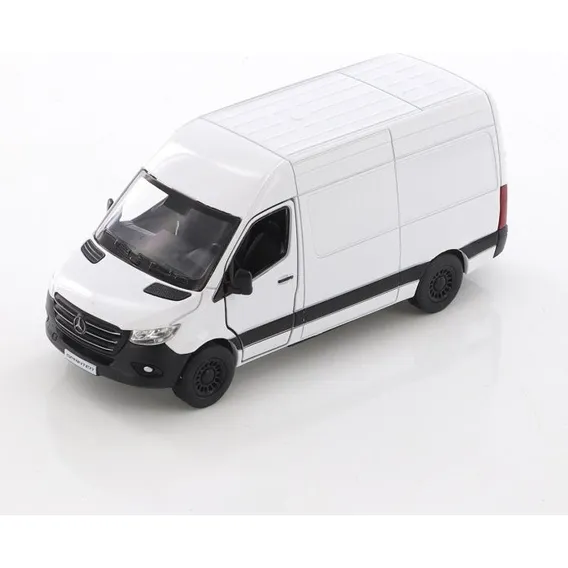 Miniatura Van Mercedes Benz Sprinter Cor Branco Foto 1