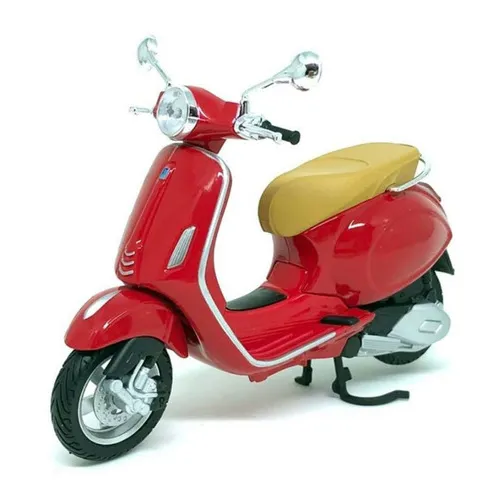 Miniatura Vespa Primavera 150 Vermelho Maisto 1/12 Foto 1