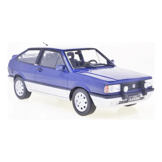 Miniatura Volkswagen Gol Gti Azul California 1/24 1989 Foto 1