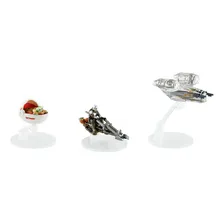 Miniaturas Hot Wheels Starships 3-pack The Mandalorian 1/64 Cor Prateado Foto mini 1