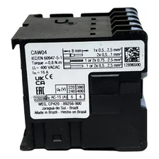 Minicontator Auxiliar Weg 110vca 6a 3nf+1na Caw04-13-00v16 Foto mini  3