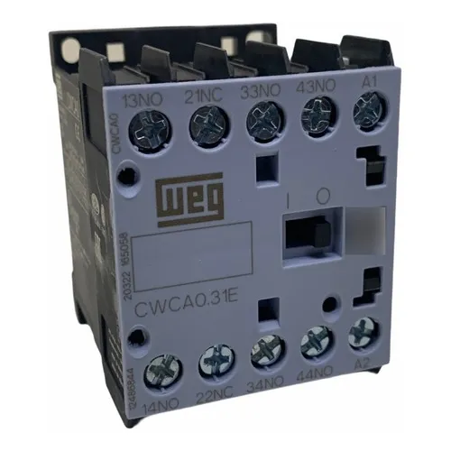 Minicontator Auxiliar Weg 220v 3na+1nf 10a Cwca0-31-00v26 220vca Foto 1