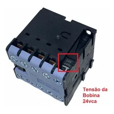 Minicontator Auxiliar Weg 24vca 6a 3nf+1na Caw04-13-00v05 Foto mini 2
