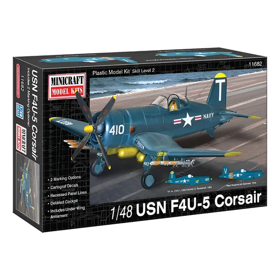 Minicraft Kit 1/48 Usn F4u-5 Corsiar 11682 Foto 1