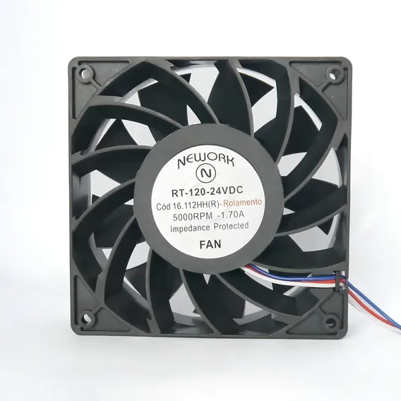 Miniventilador 120x120x38 24v Corrente Continua Nework Nf Foto 1